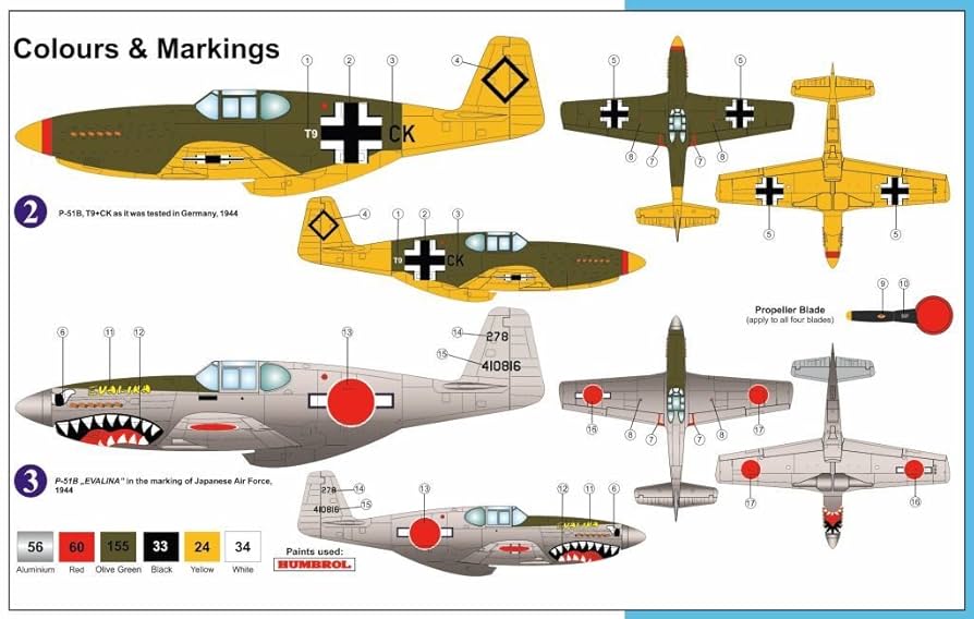Amazon | AZ model 1/72 ドイツ空軍 P-51B マスタング 「捕獲機
